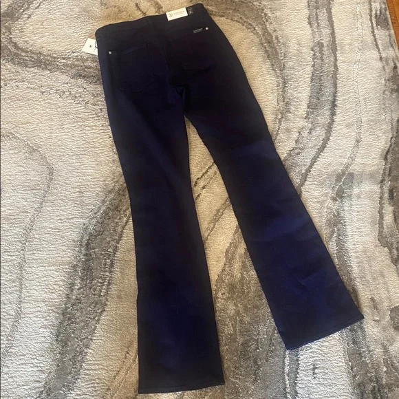 7 For All Mankind Kimmie Tall Bootcut Jeans,navy (dk moonlight bay)32 X 36 - Picture 3 of 12